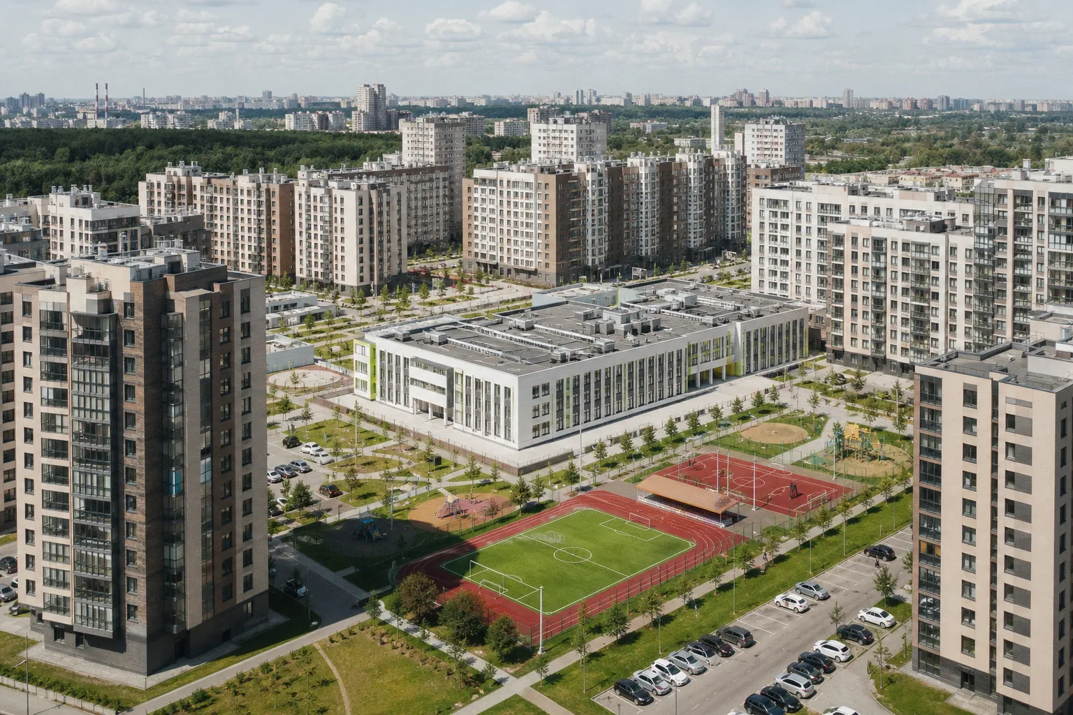 Завершение строительства квартала «УЮТный»: от стройплощадки к готовой городской среде